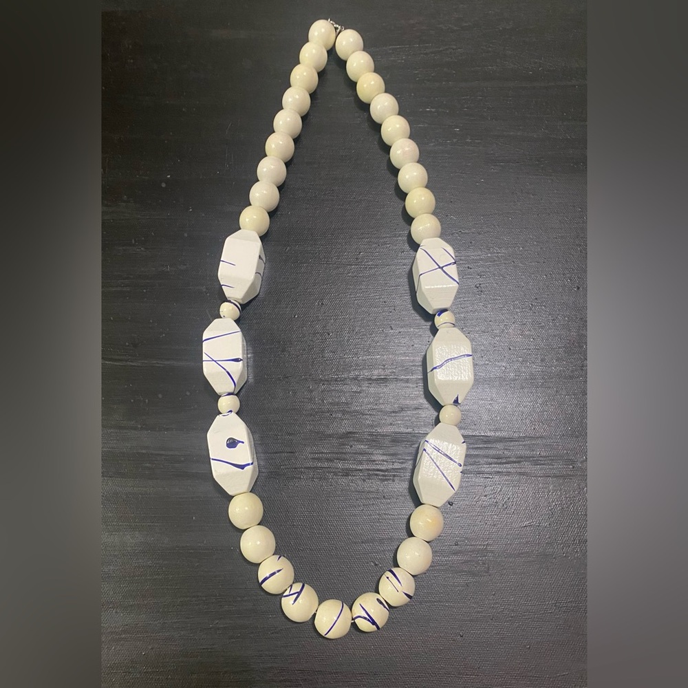 Wooden, Statement Necklace